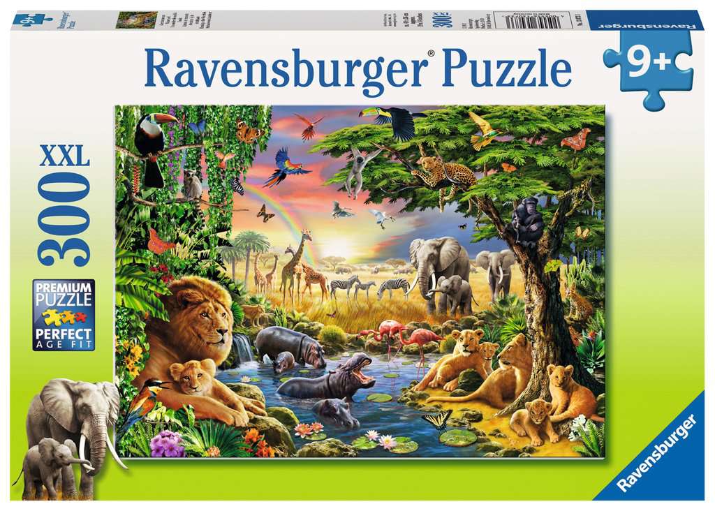 Evening at the Waterhole 300 piece XXL Ravensburger Puzzle Kaboodles Toy Store - Victoria