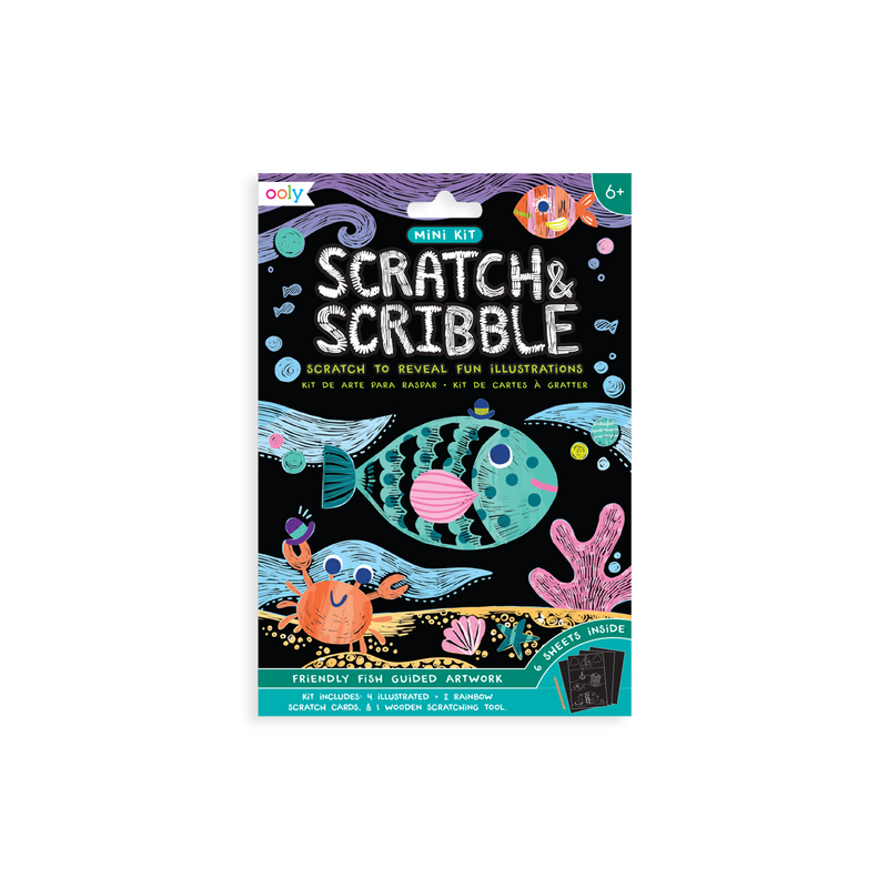 Scratch & Scribble Mini Kit | Friendly Fish Kaboodles Toy Store - Victoria