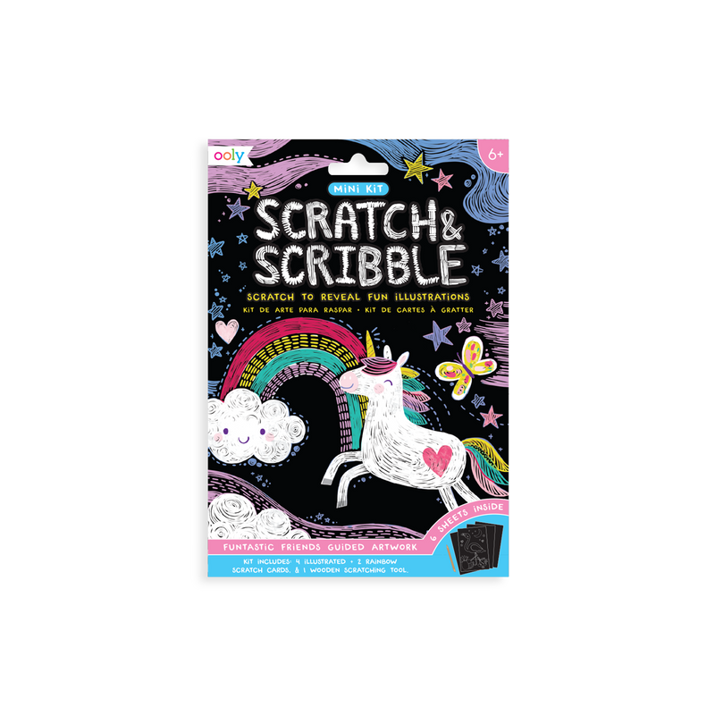 Scratch & Scribble Mini Kit | Funtastic Friends Kaboodles Toy Store - Victoria