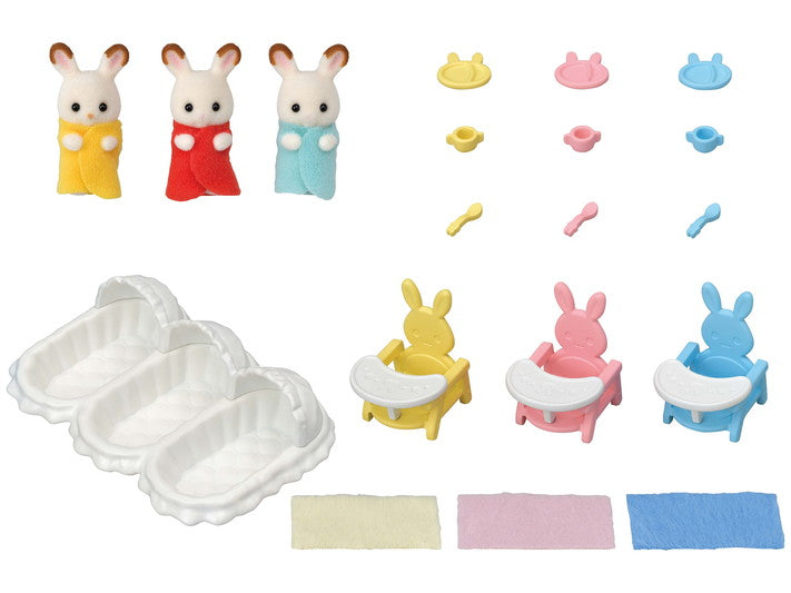 Calico Critters | Triplets Care Set Kaboodles Toy Store - Victoria