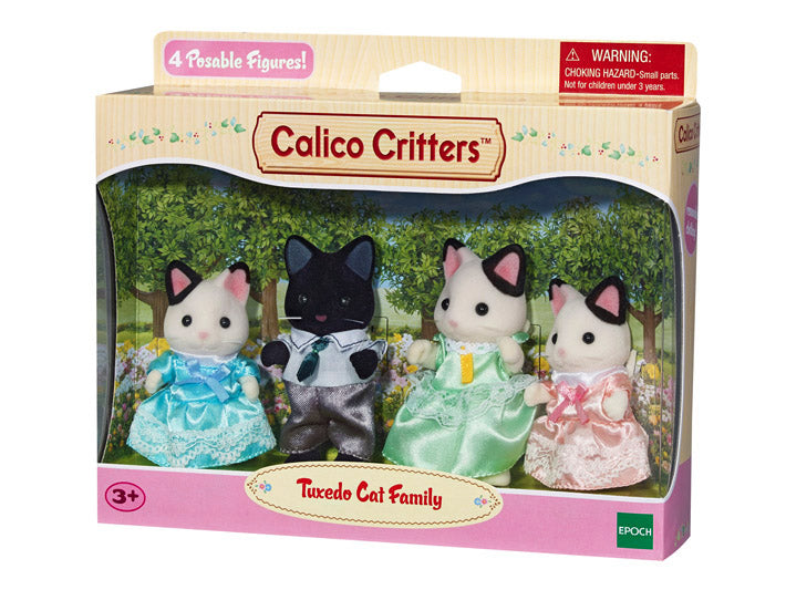 Calico Critters | Tuxedo Cat Family
