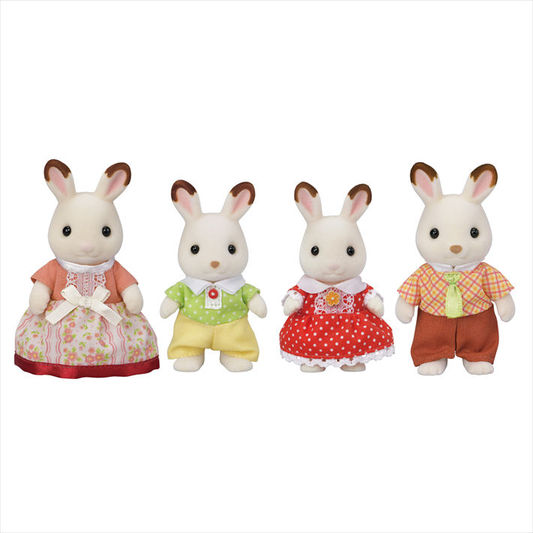 Calico Critters | Chocolate Rabbit Family