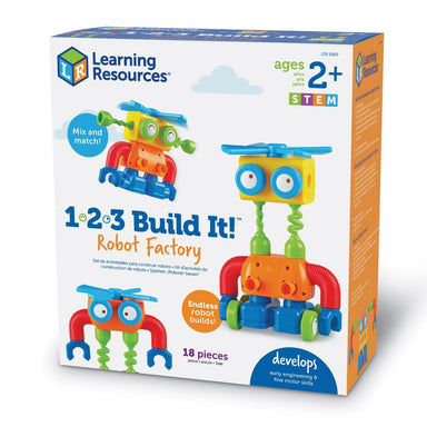 1 2 3 Build It! Robot Factory Kaboodles Toy Store - Victoria