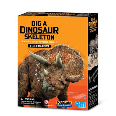 KidzLabs: Dig a Triceratops Skeleton Kaboodles Toy Store - Victoria