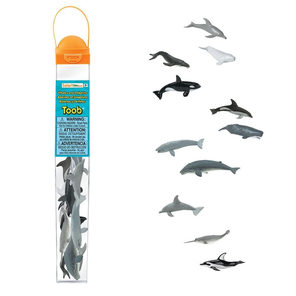 Safari Toob | Whales & Dolphins Kaboodles Toy Store - Victoria