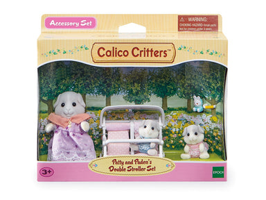 Calico Critters | Patty & Paden's Double Stroller Set Kaboodles Toy Store - Victoria