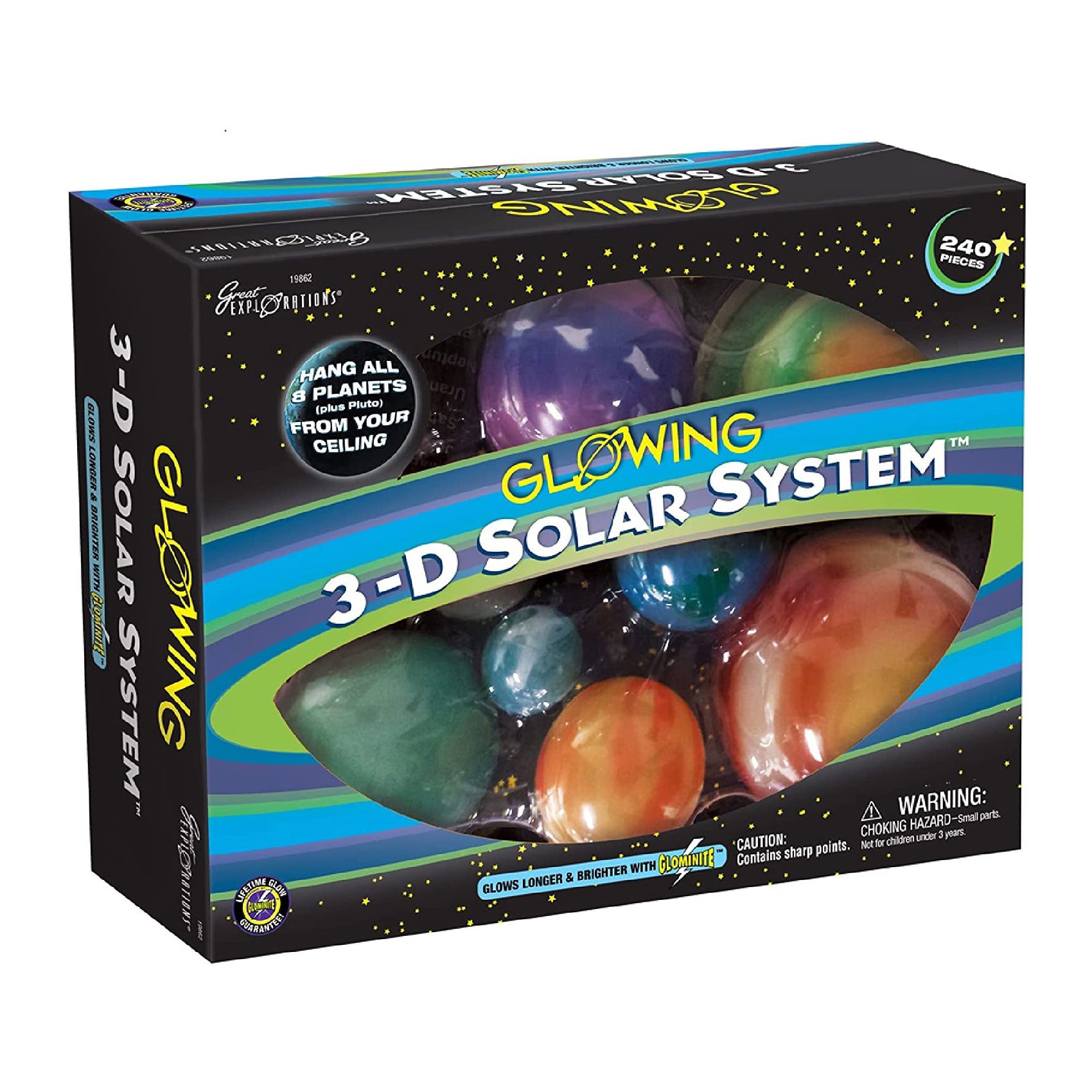 3D Glowing Solar System Kaboodles Toy Store - Victoria