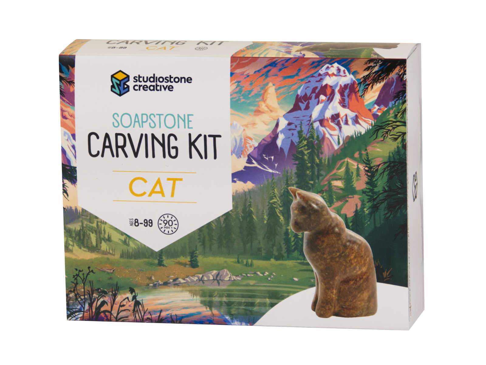 Cat | Soapstone Carving Kit Kaboodles Toy Store - Victoria