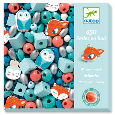 Wooden Beads Jewelry Kit | Little Animals Kaboodles Toy Store - Victoria