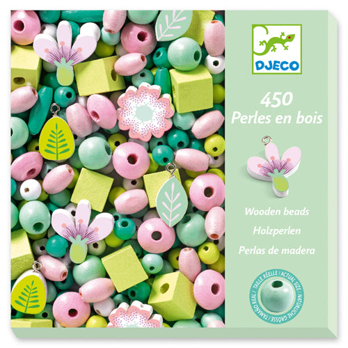 Wooden Beads Jewelry Kit | Flowers Kaboodles Toy Store - Victoria