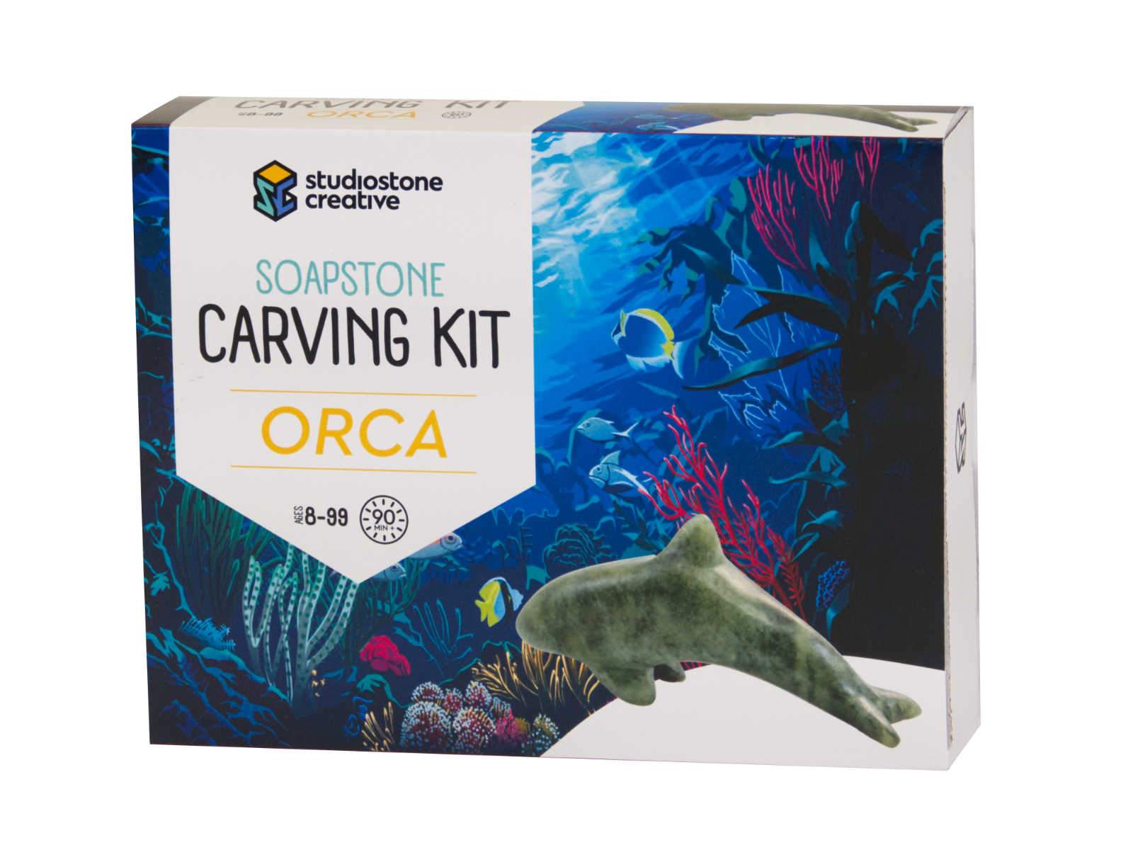 Orca | Soapstone Carving Kit Kaboodles Toy Store - Victoria