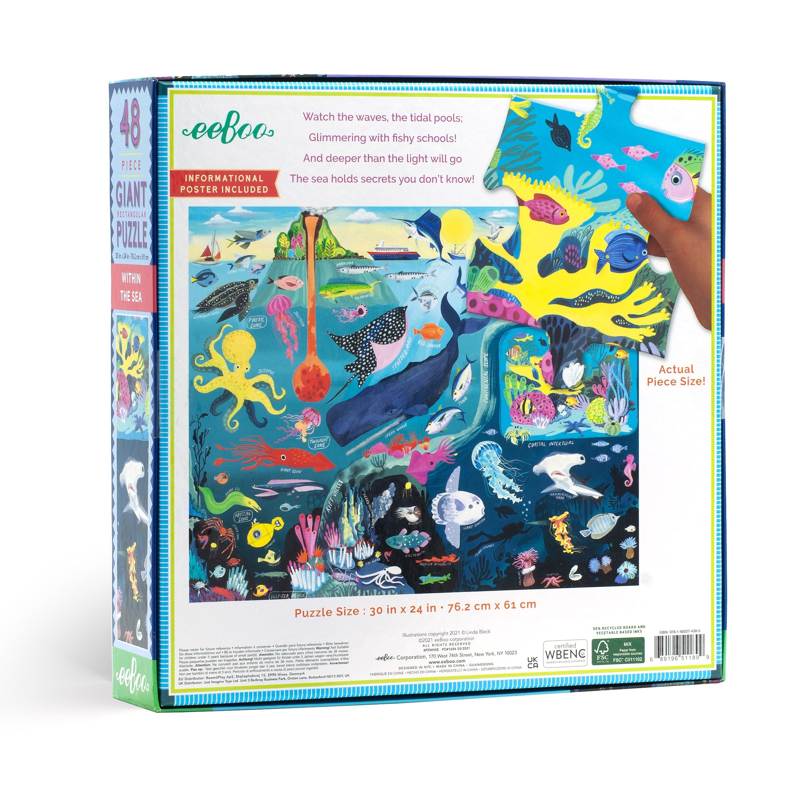 Within the Sea 48 Piece Giant Eeboo Puzzle