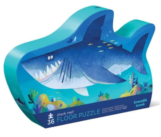 Shark Reef 36 Piece Crocodile Creek Floor Puzzle Kaboodles Toy Store - Victoria