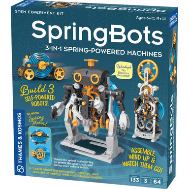 Spring Bots: 3 in 1 Spring Powered Machines Kaboodles Toy Store - Victoria