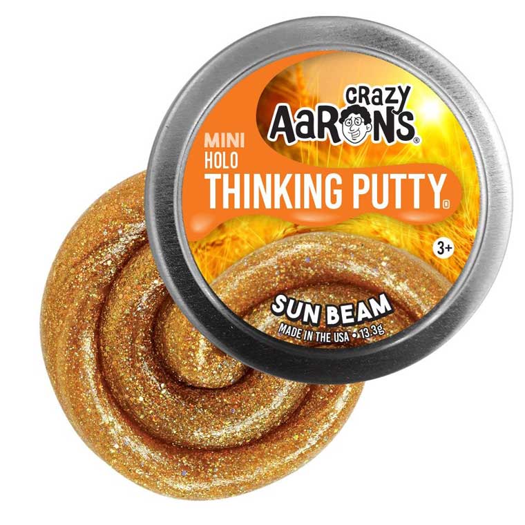 Crazy Aaron's Thinking Putty Mini | Sun Beam