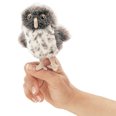 Mini Spotted Owl Finger Puppet Kaboodles Toy Store - Victoria