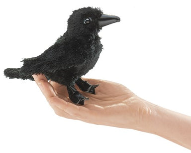 Mini Raven Finger Puppet Kaboodles Toy Store - Victoria