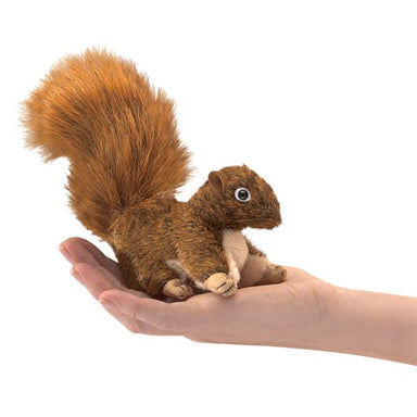 Mini Red Squirrel Finger Puppet Kaboodles Toy Store - Victoria