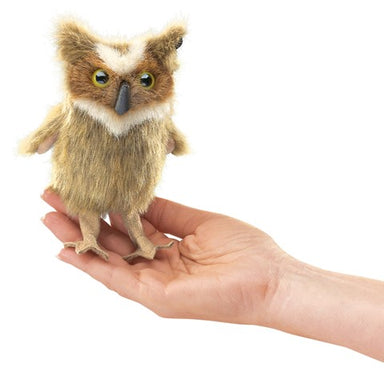 Mini Great Horned Owl Finger Puppet Kaboodles Toy Store - Victoria