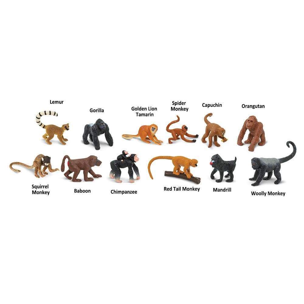 Safari Toob | Monkeys & Apes Kaboodles Toy Store - Victoria