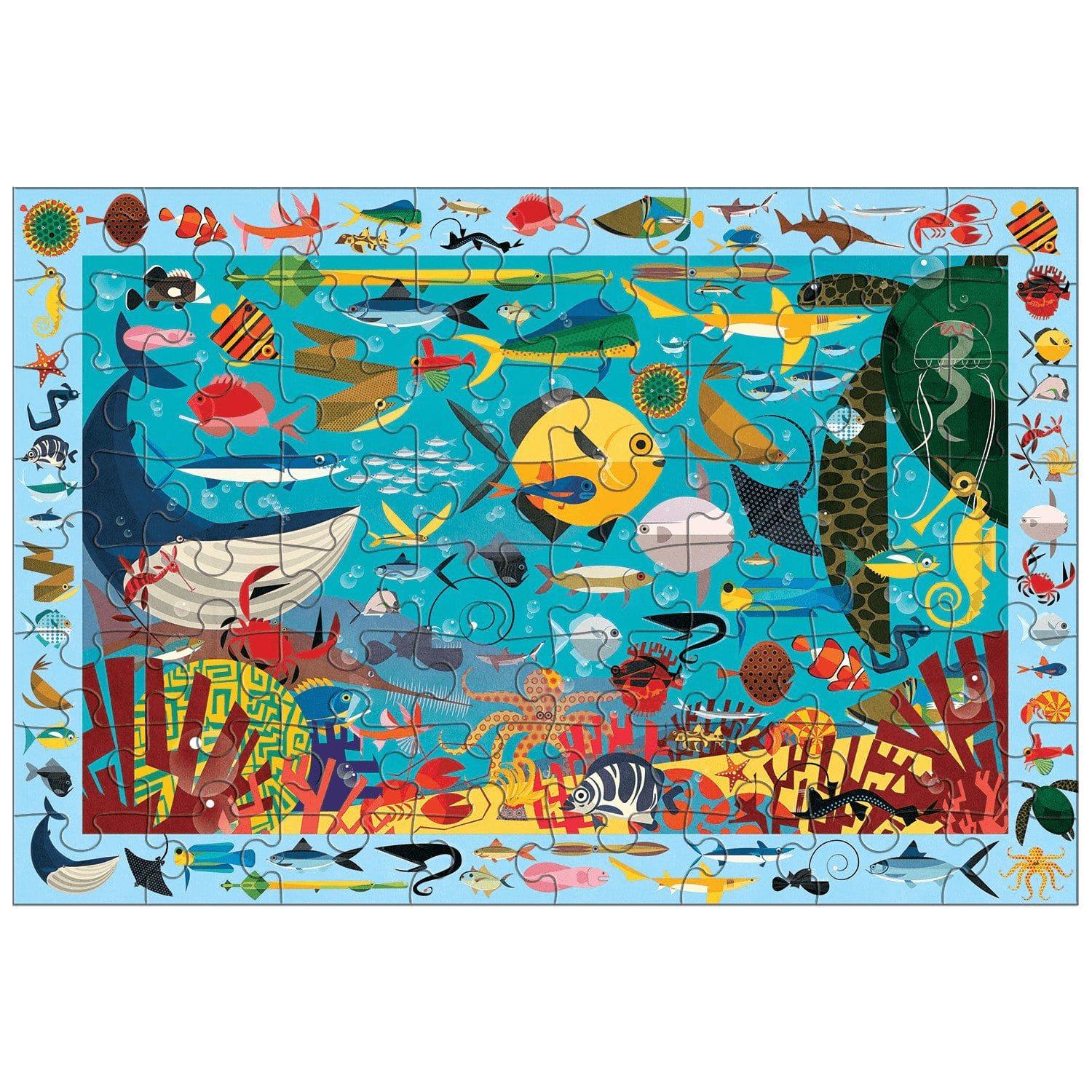 Ocean Life 64 Piece Search & Find Mudpuppy Puzzle Kaboodles Toy Store - Victoria