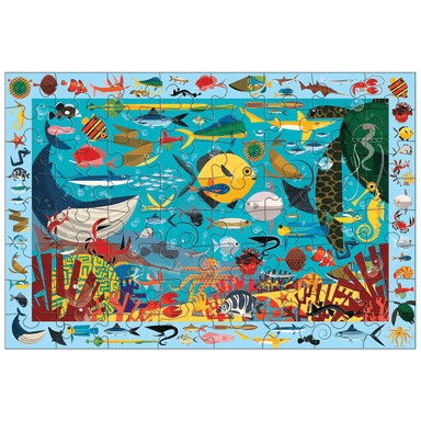 Dinosaurs 36 Piece Jigsaw Puzzle Set with Glow in the Dark Skeletons – eeBoo