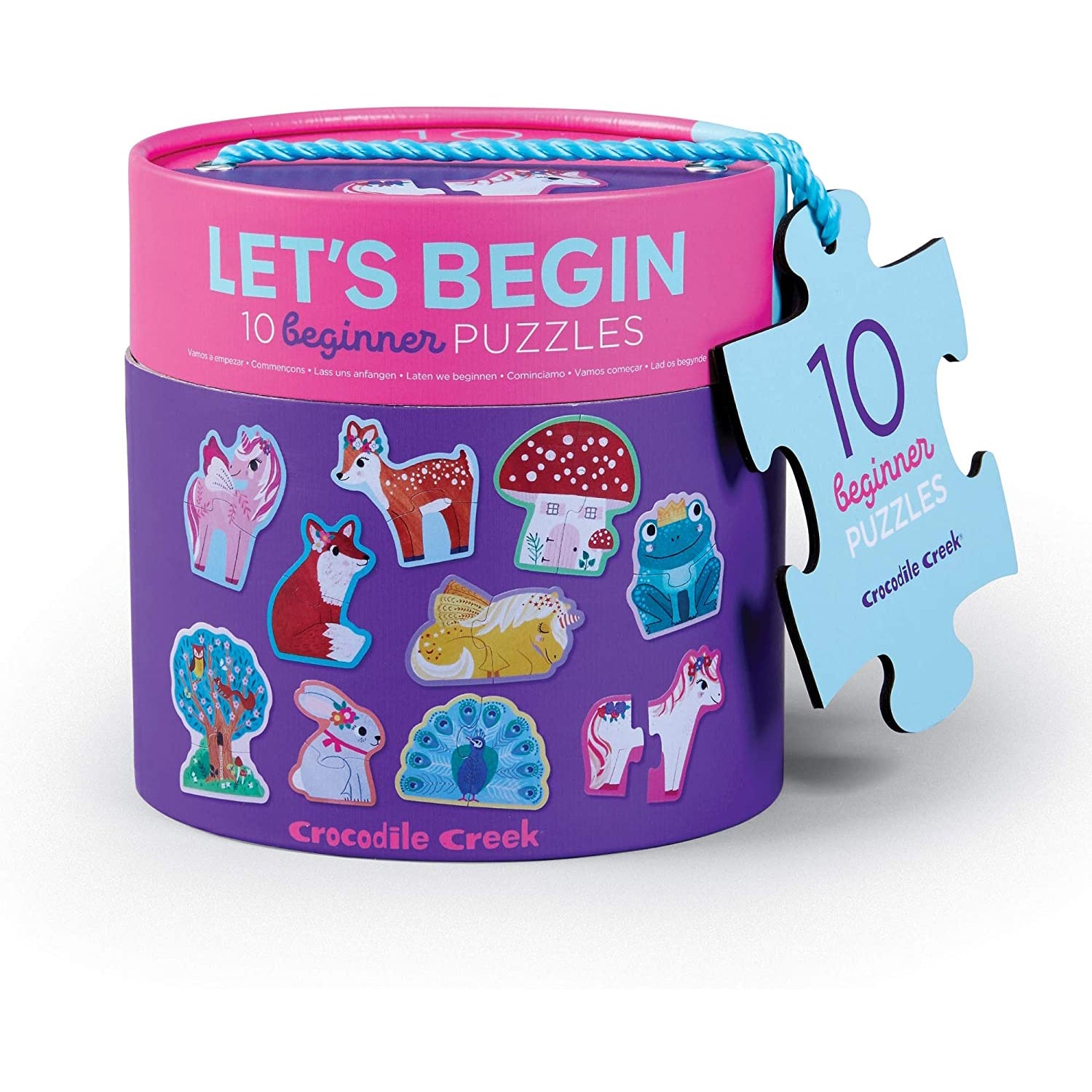Unicorn Let's Begin Puzzles by Crocodile Creek Kaboodles Toy Store - Victoria